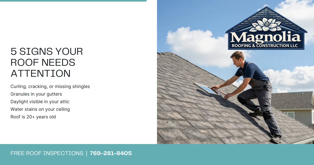 Magnolia Roofing Facebook Graphic