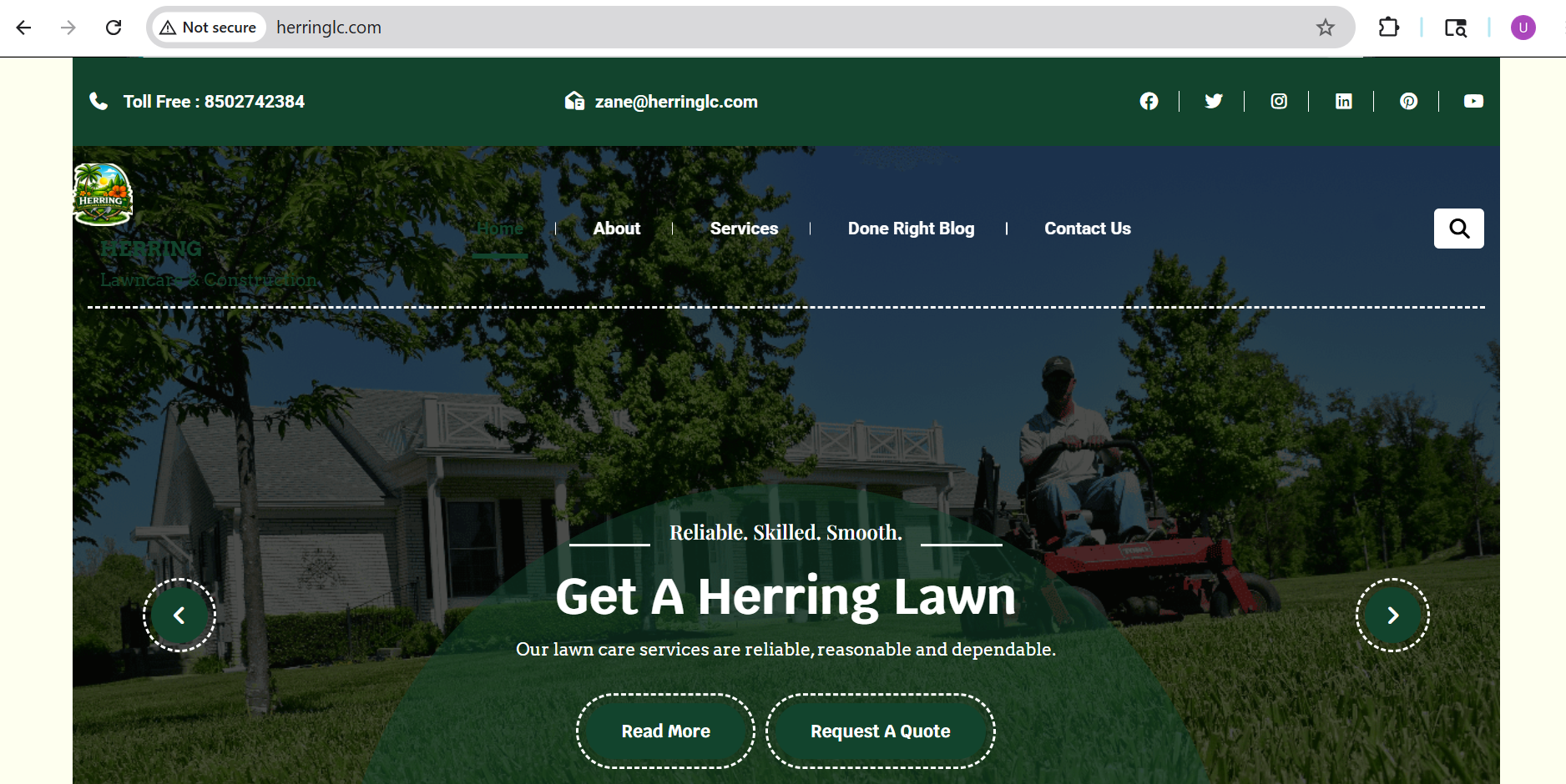 Herring Lawncare Homepage