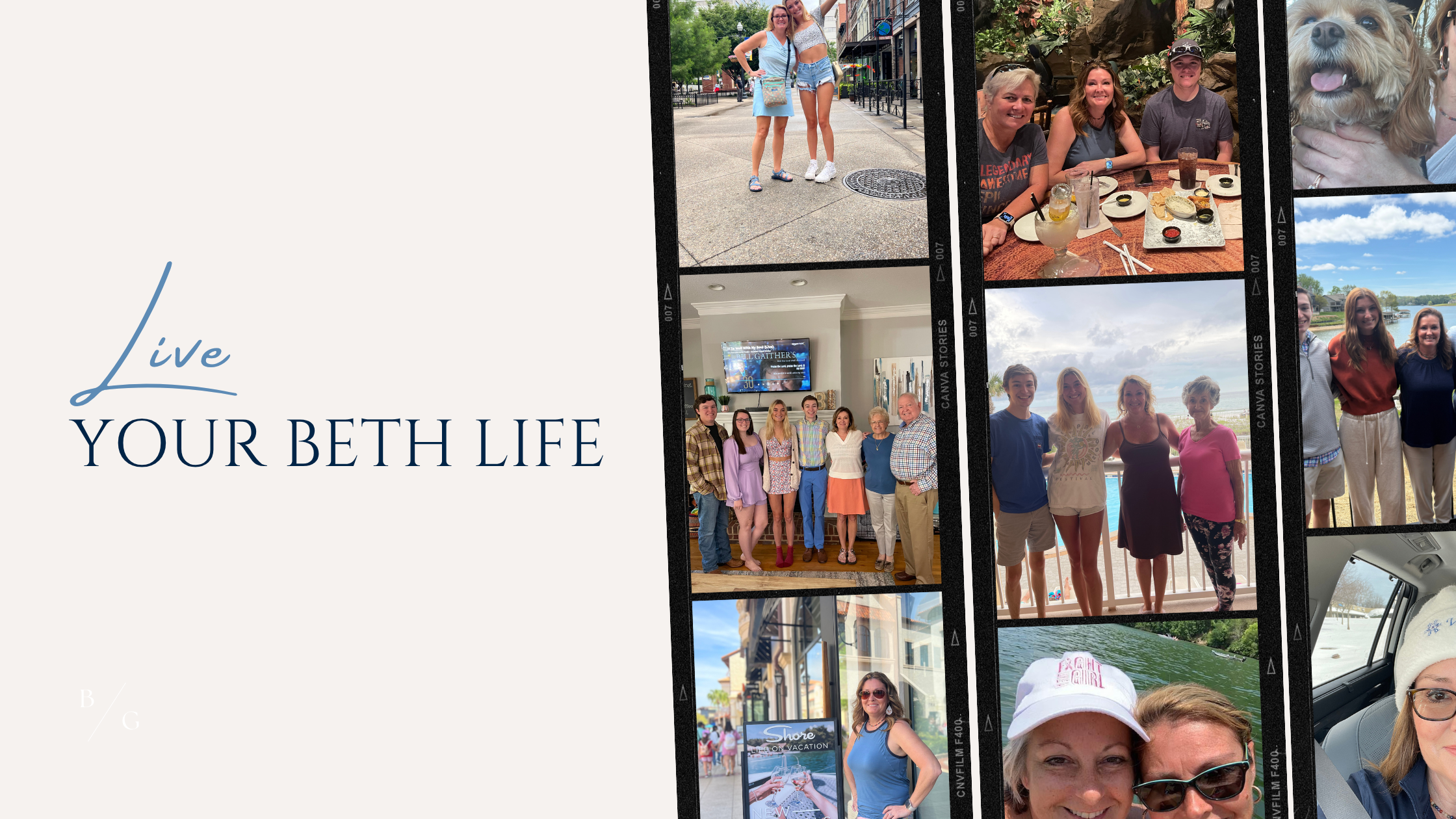 Beth Latham Web Banner & Facebook Graphic
