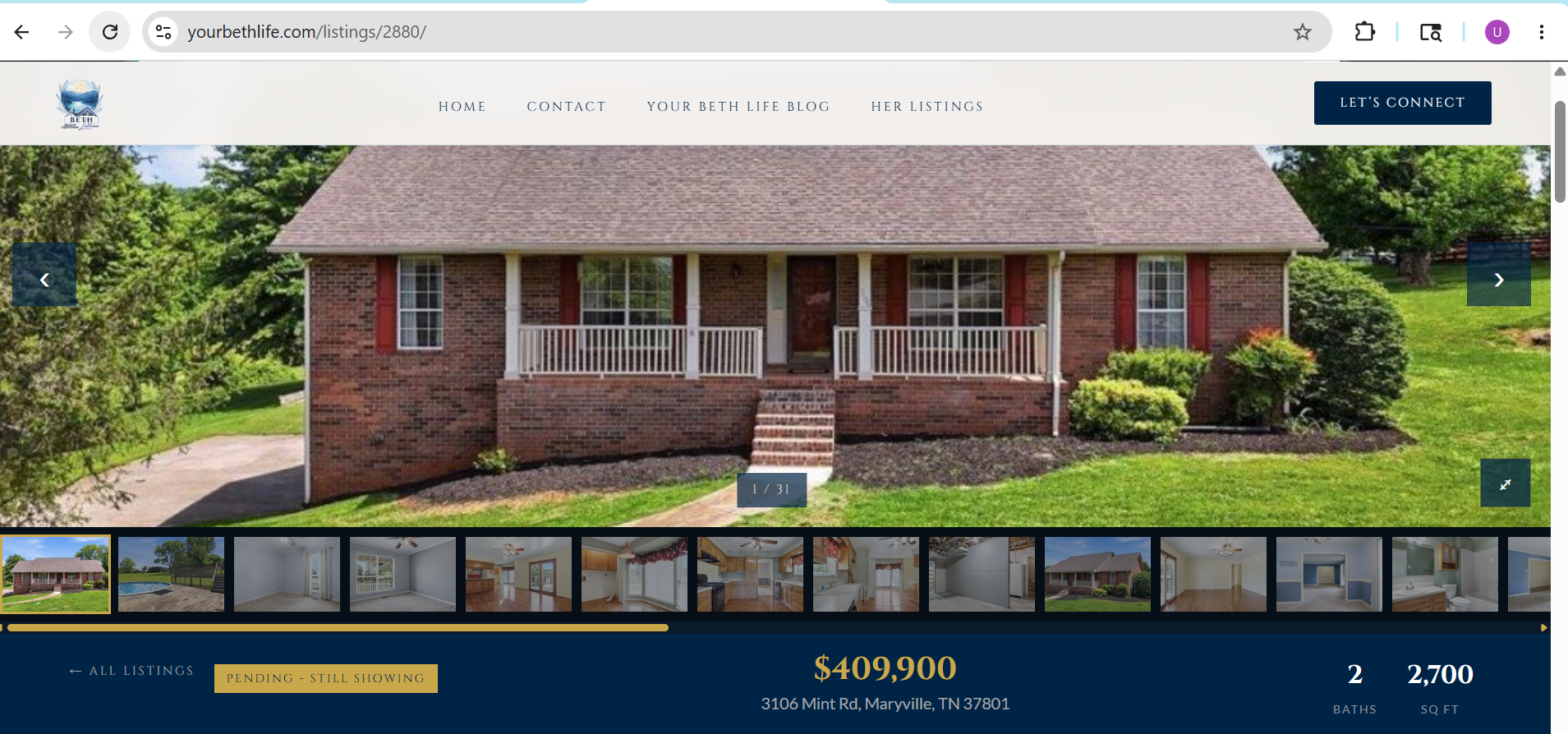 Beth Latham Listing Page